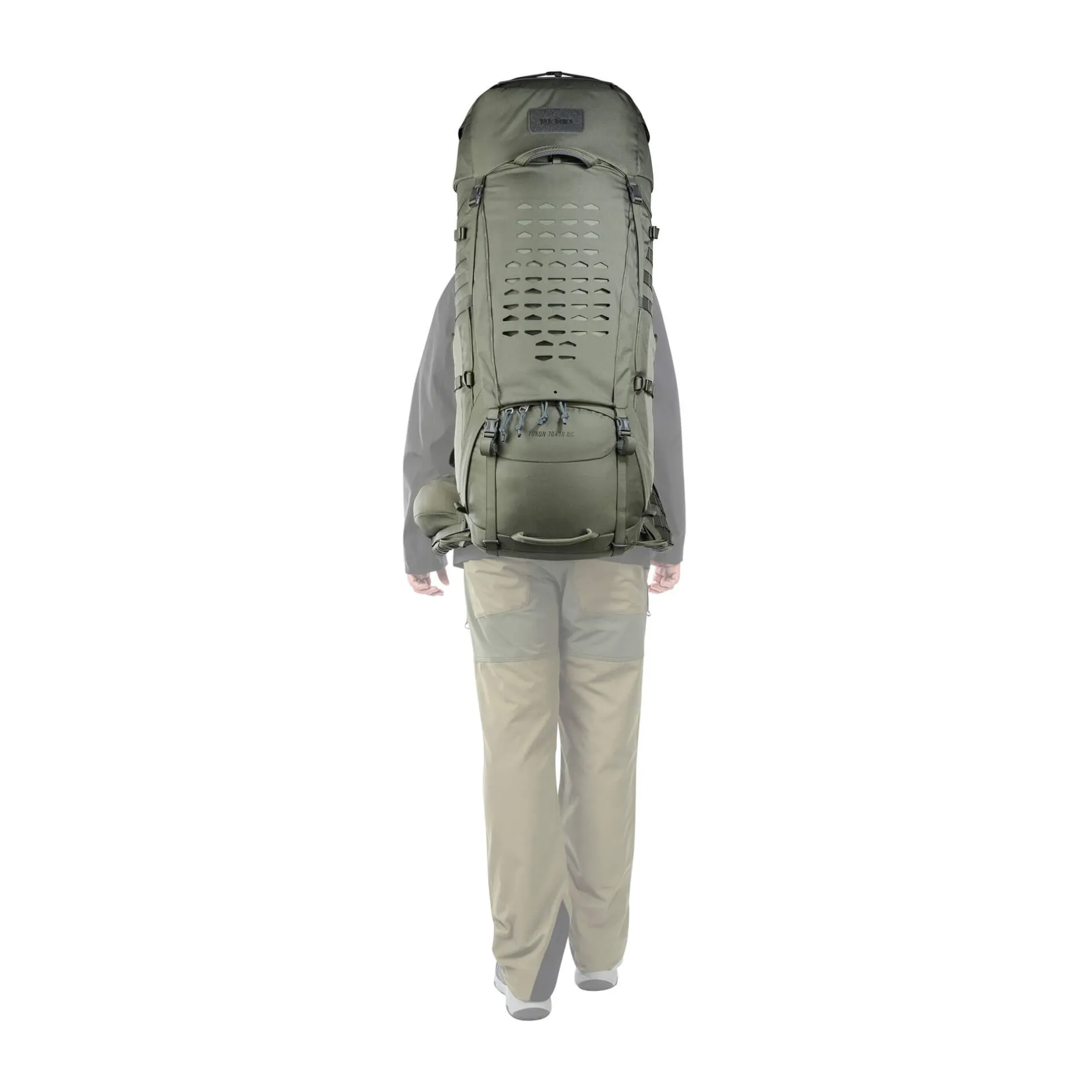 Hot Tatonka Bushcraft-Rucksack - Yukon 70+10 BC - stone-grey-olive