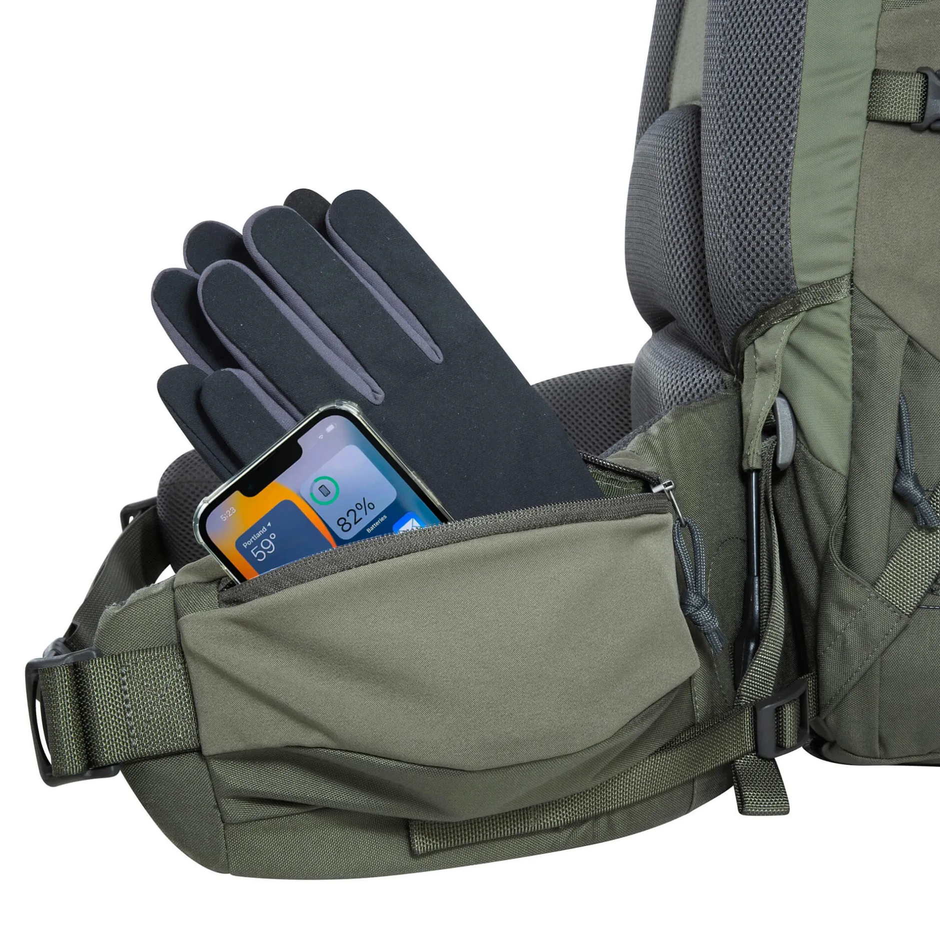Hot Tatonka Bushcraft-Rucksack - Yukon 70+10 BC - stone-grey-olive