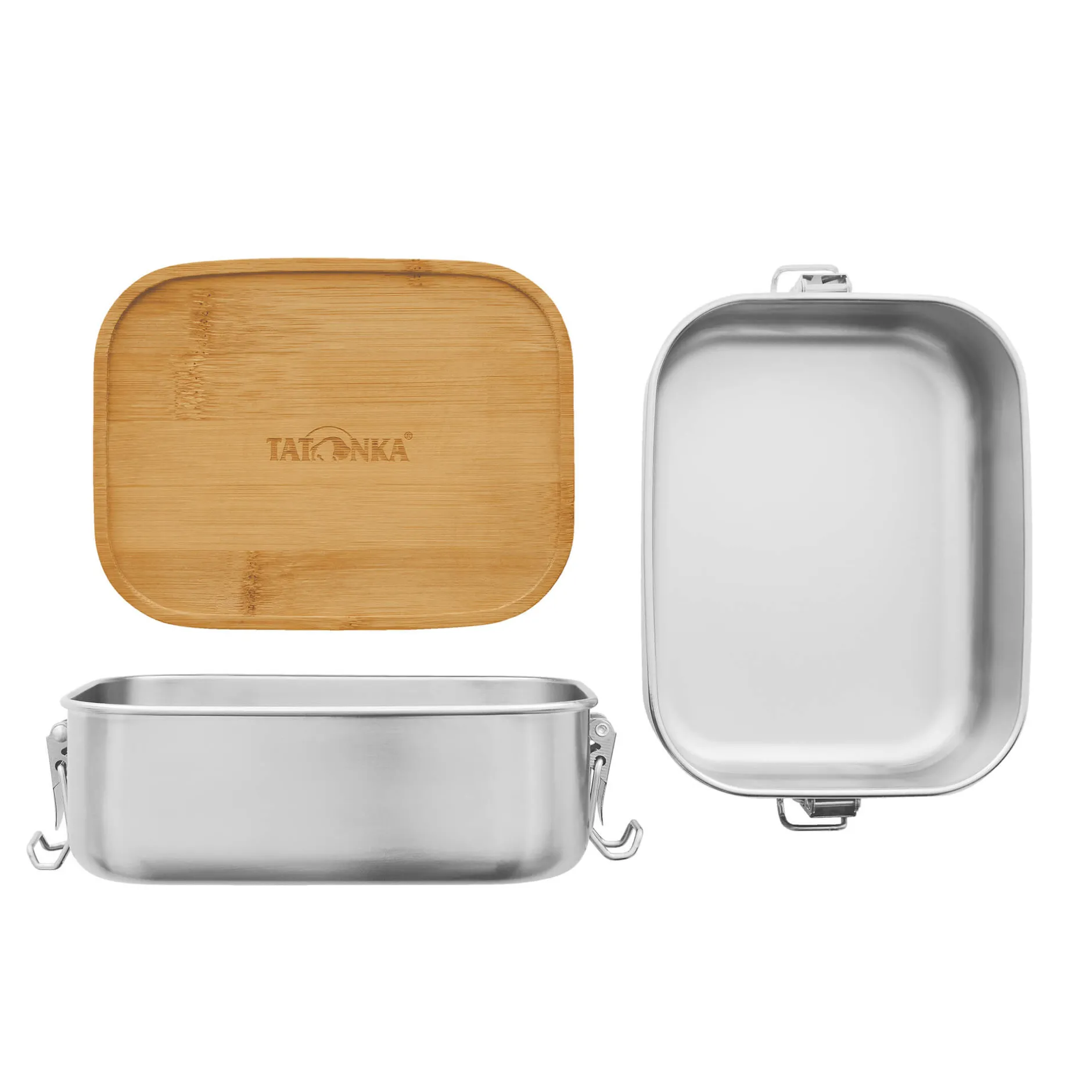 New Tatonka Edelstahl-Brotdose - Lunch Box I 800 Bamboo - ohne-farbbezeichnung