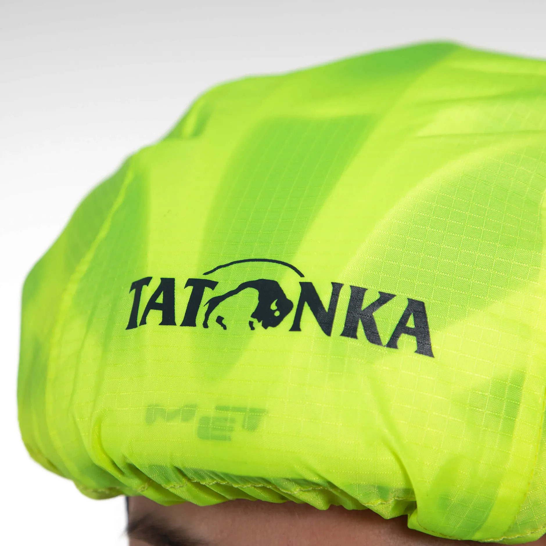 Discount Tatonka Fahrradhelm-Regenschutz - Helmet Cover - safety-yellow