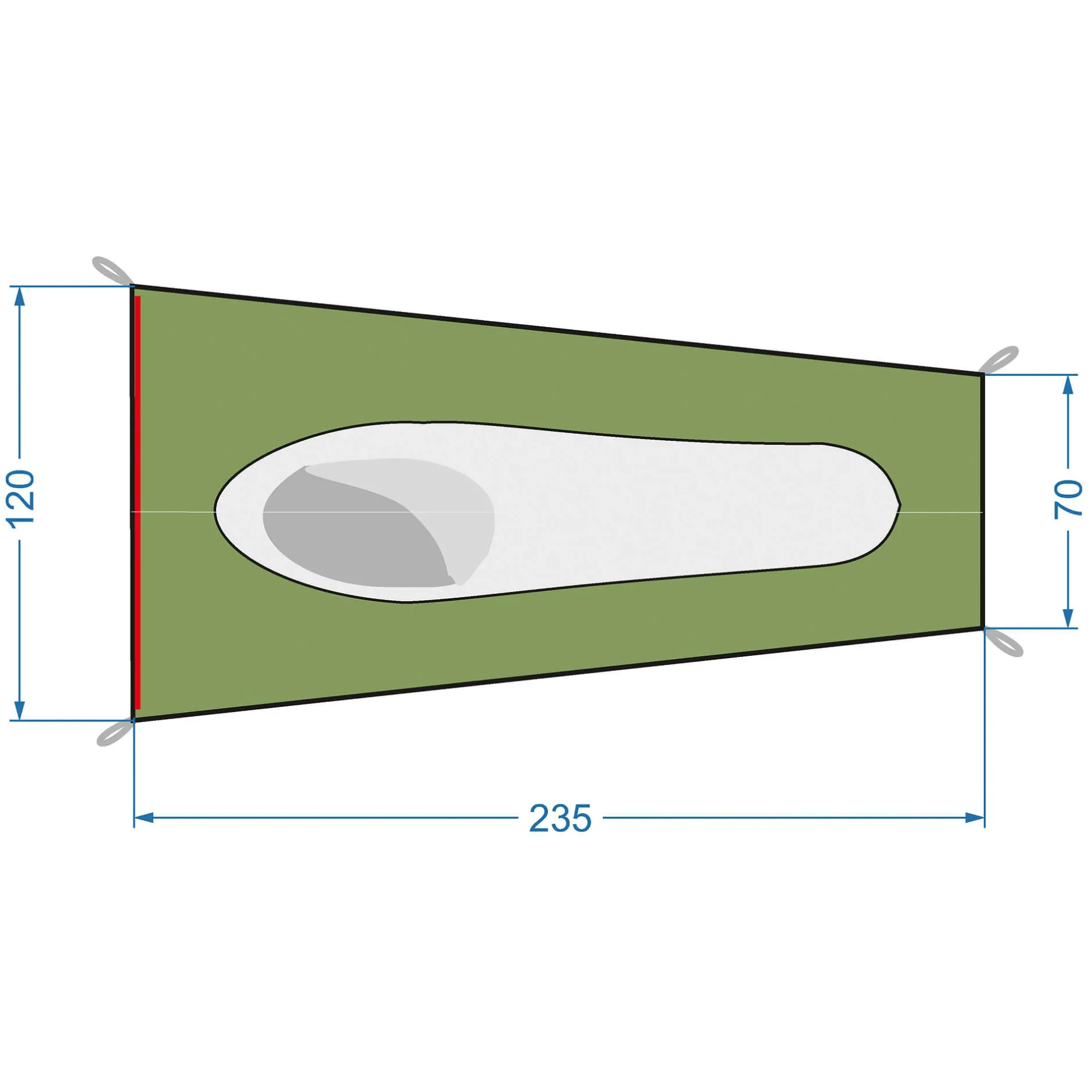 Online Tatonka Moskitozelt - Single Mesh Tent - olive