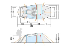 New Tatonka 3-Personen-Zelt - Grönland 3 Vent - light-olive