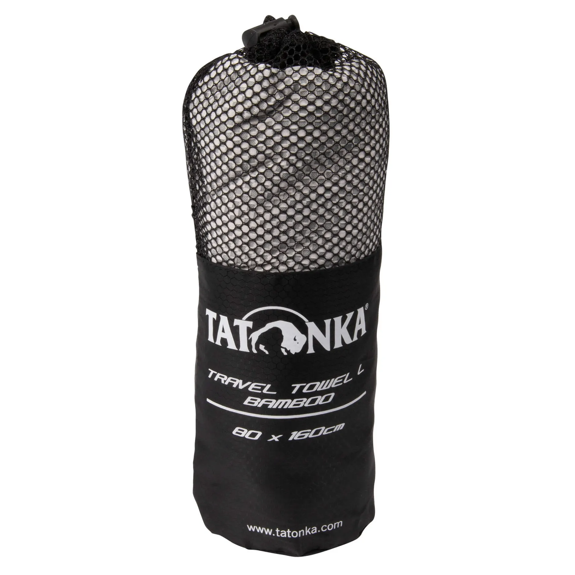 Hot Tatonka Reisehandtuch - Travel Towel Bamboo L - grey