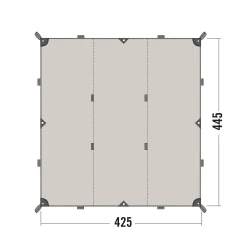 Outlet Tatonka Tarp - Tarp 1 TC - sand-beige