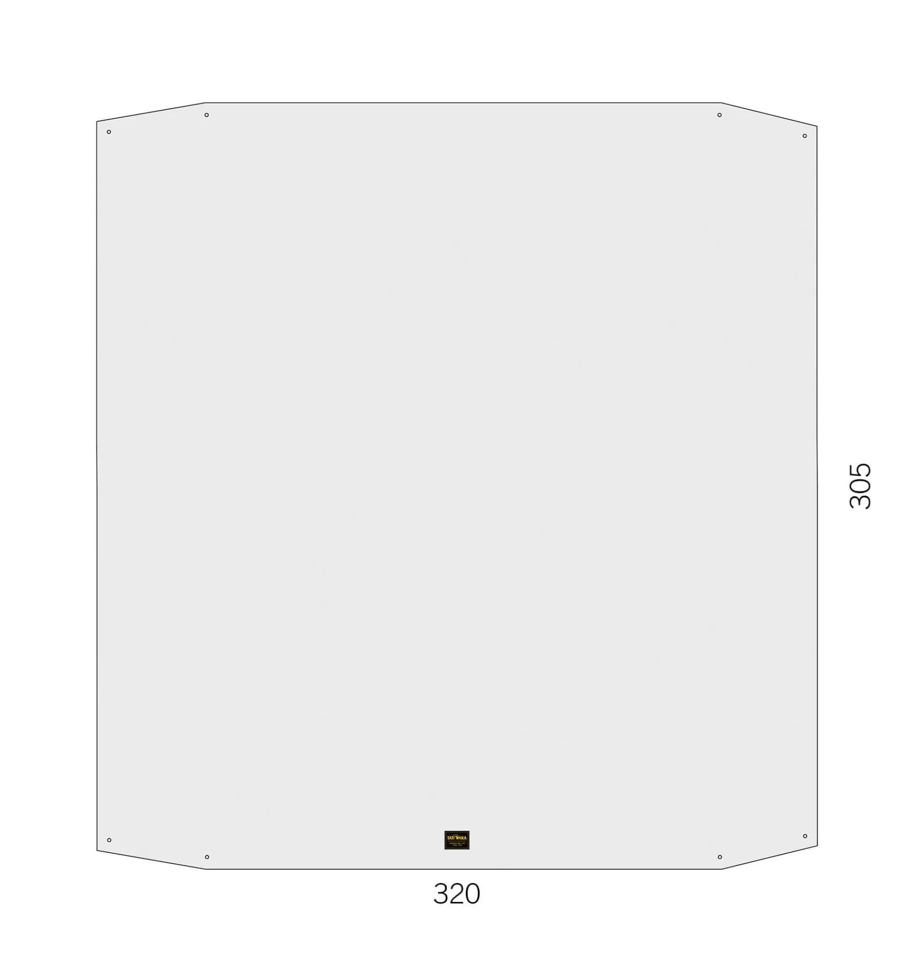 Outlet Tatonka Zelt-Bodenplane - Van Camp Floor Sheet - ohne-farbbezeichnung