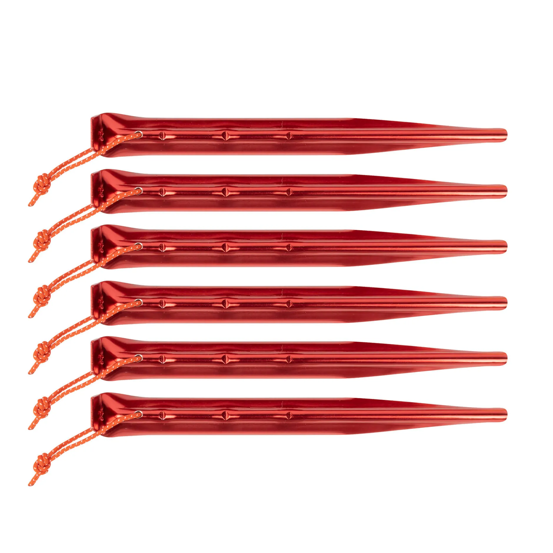 Hot Tatonka Zelthering - Set - Zelthering / tent peg allround 19cm 6pcs - red