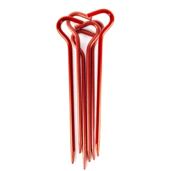 Hot Tatonka Zelthering-Set - Zelthering / tent peg basic 19cm 6pcs - red